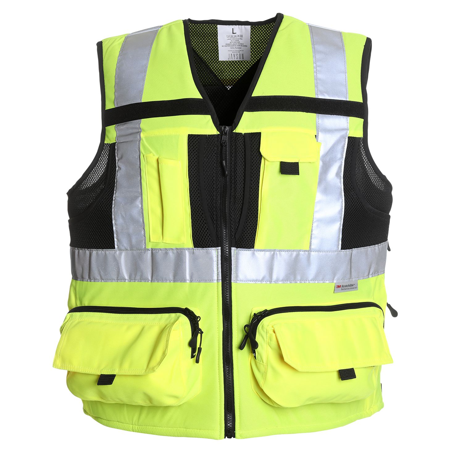 Chaleco Geologo Minero Alta Visibilidad