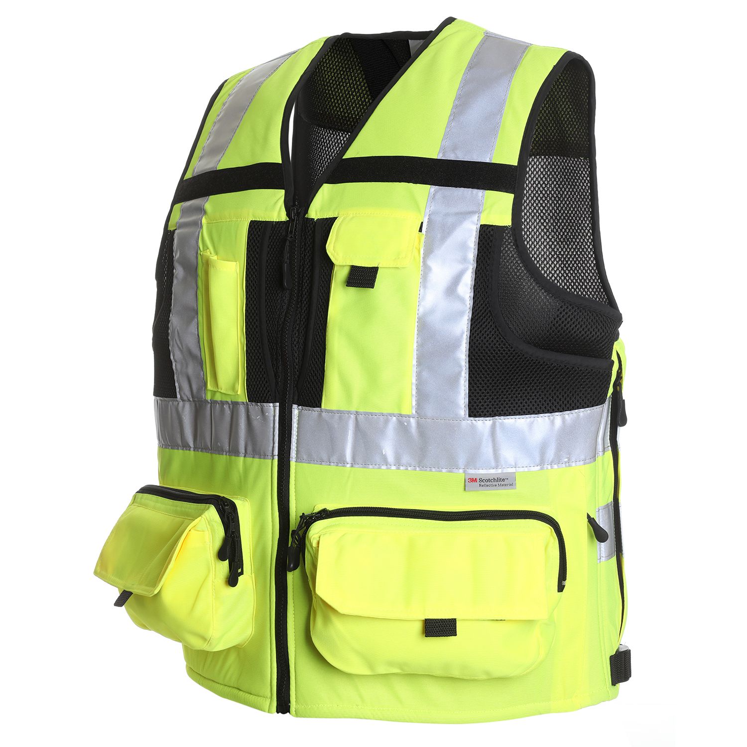 Chaleco Geologo Minero Alta Visibilidad