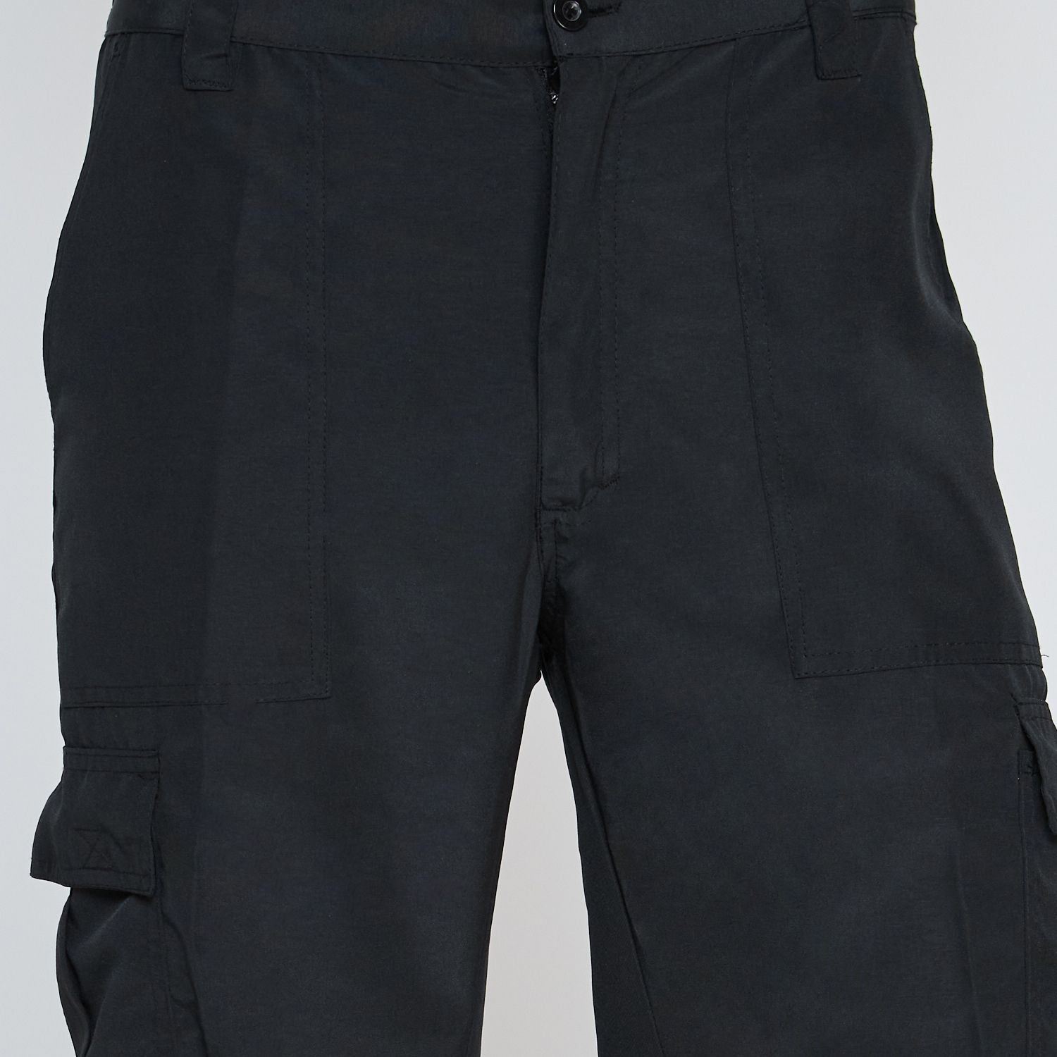 Pantalón Cargo Poplin Cintura Elasticada