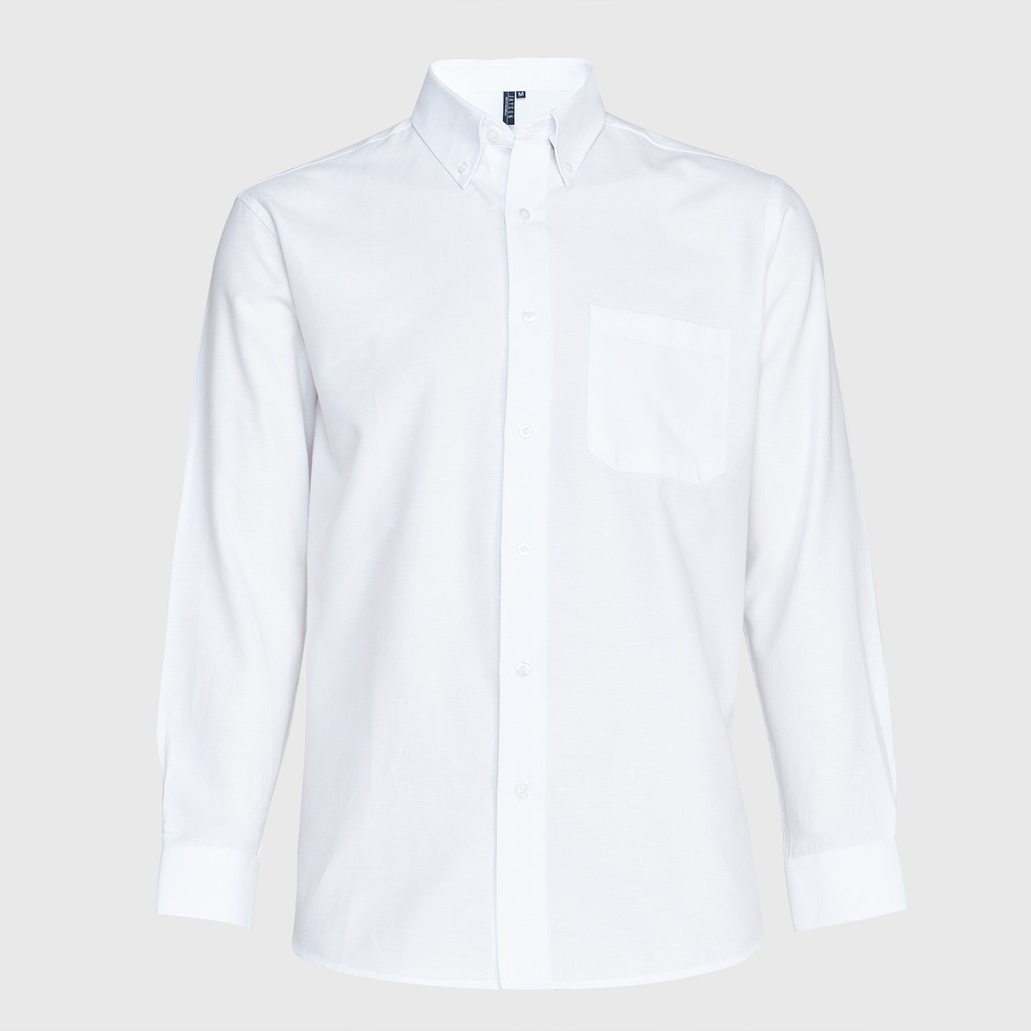 Camisa Oxford B/Pegado M/L