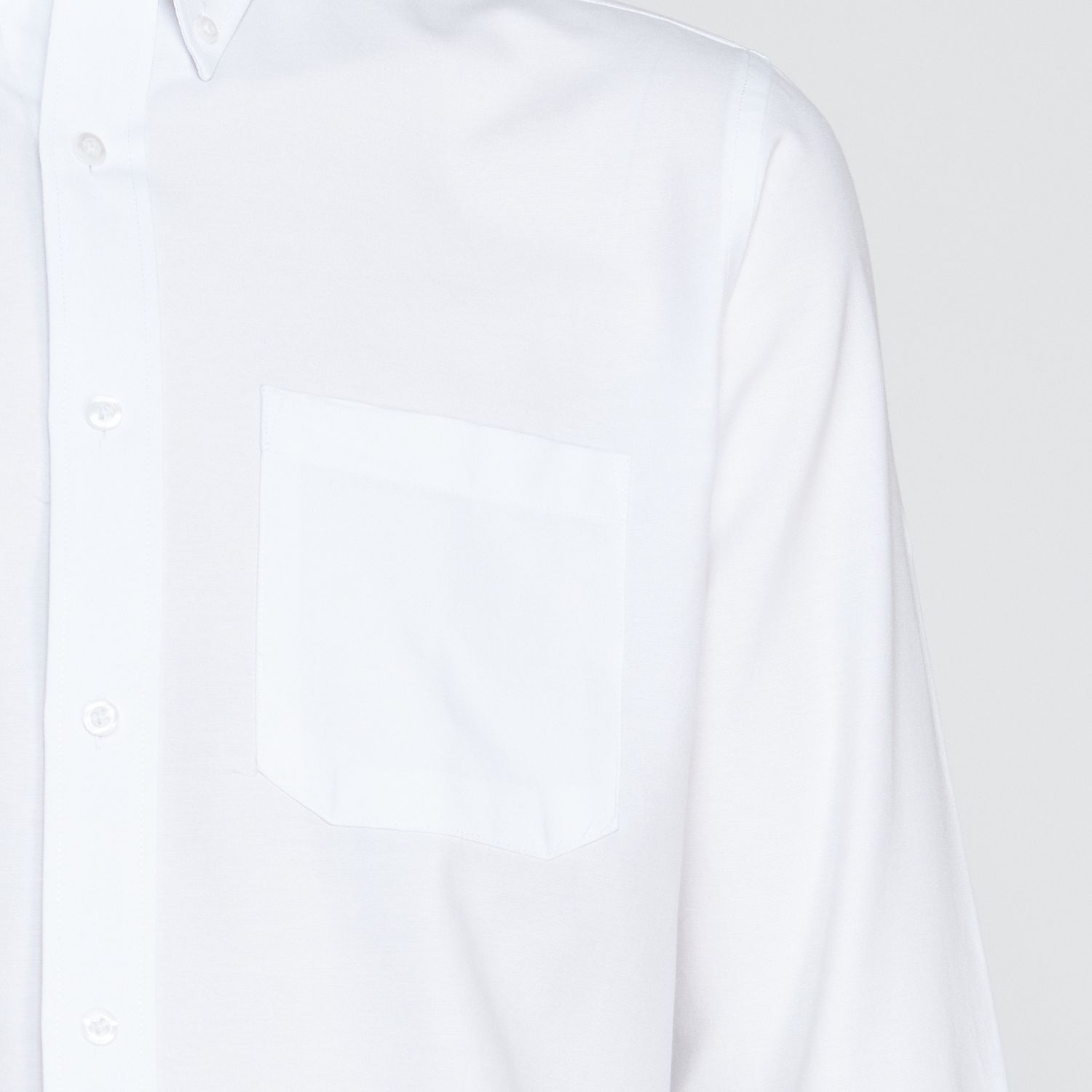 Camisa Oxford B/Pegado M/L