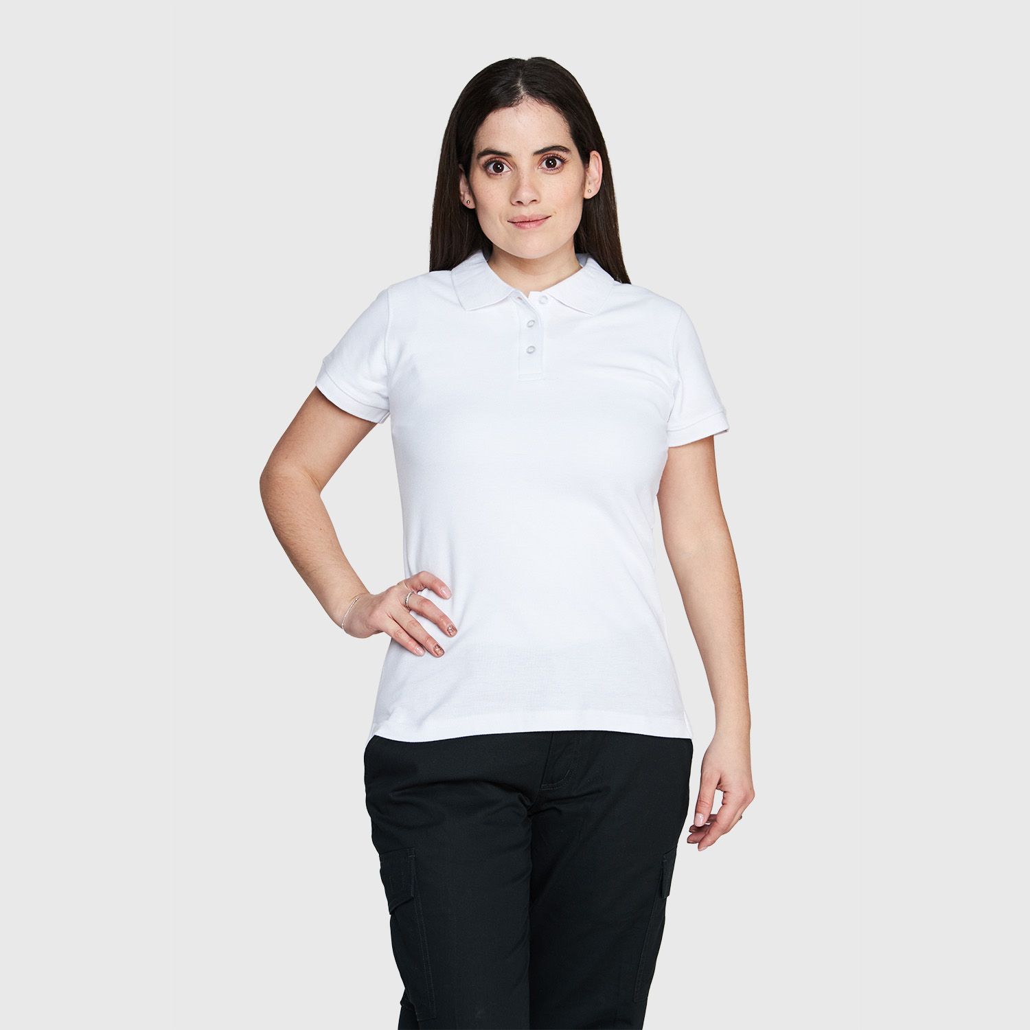 Polera Piqué 80/20 M/C Mujer