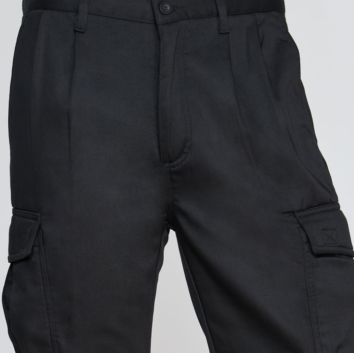 Pantalón Cargo Gabardina Bonded Hombre