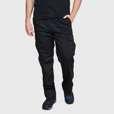 Pantalón Cargo Gabardina Bonded Hombre