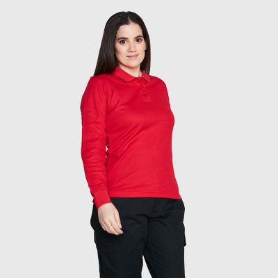 POLERA ML MUJER WAFFLE 