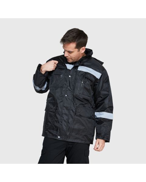 Parka Térmica C/Reflectante Multibolsillo