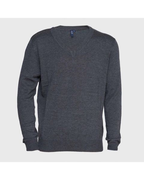 Sweater Cuello V Manga Larga Hombre